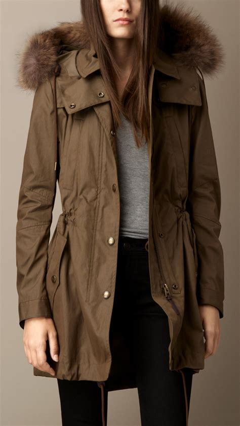 burberry parka dames|burberry parka black with hood.